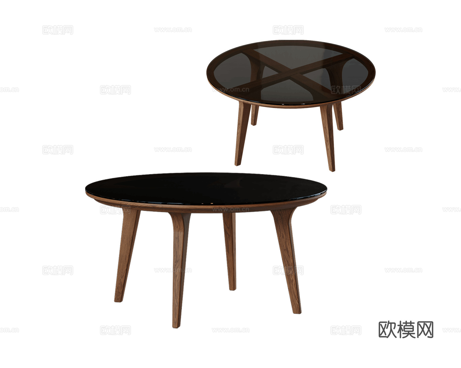 Cane-line 户外圆餐桌3d模型下载