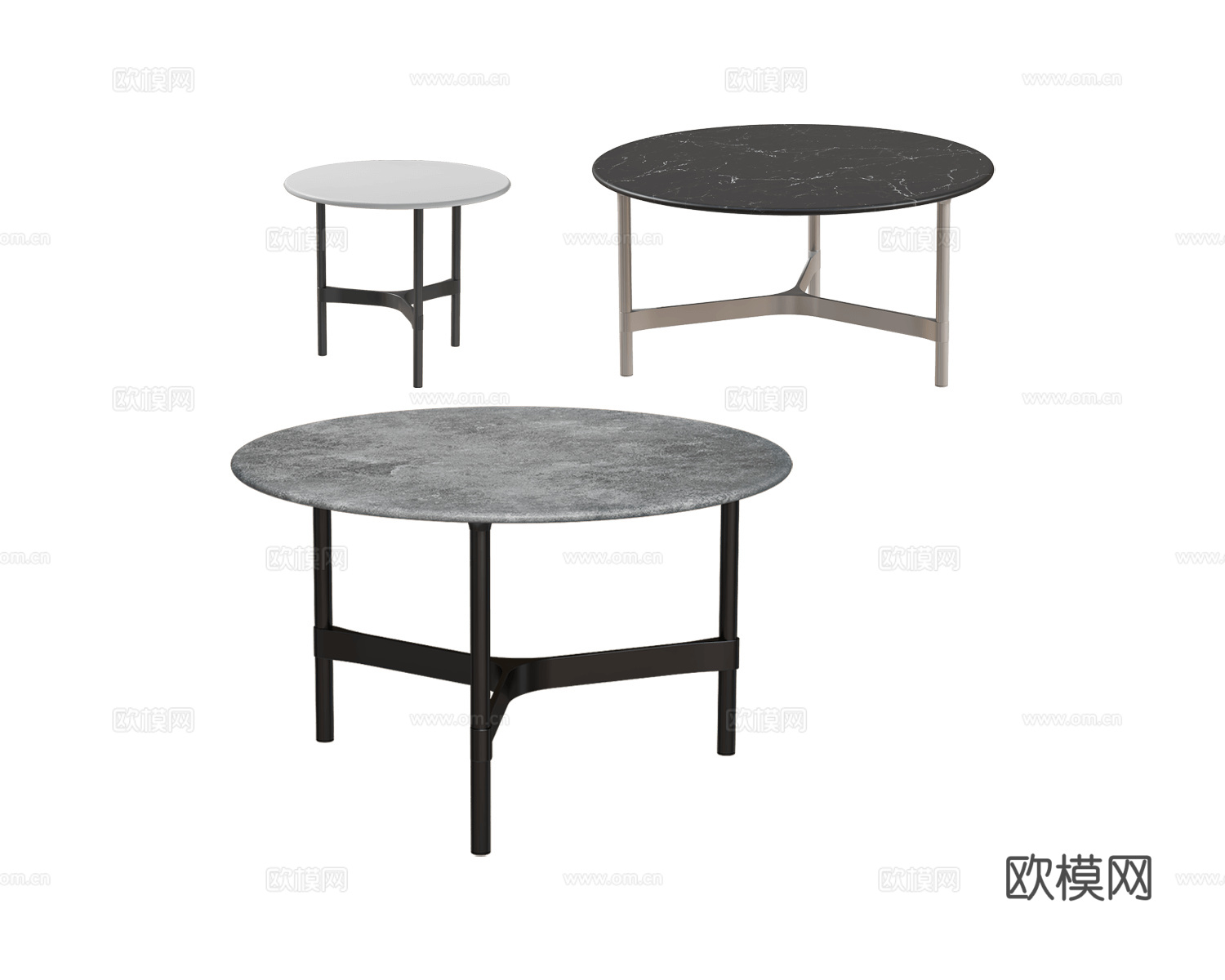 Cane-line 茶几3d模型下载