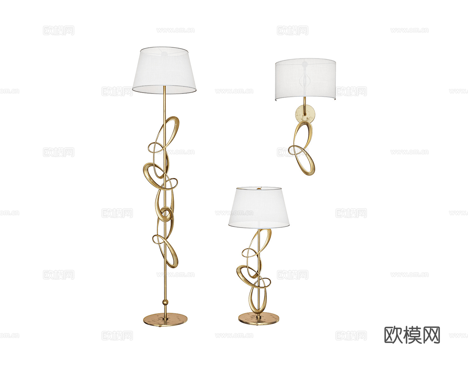 Cantori 意式落地灯3d模型下载