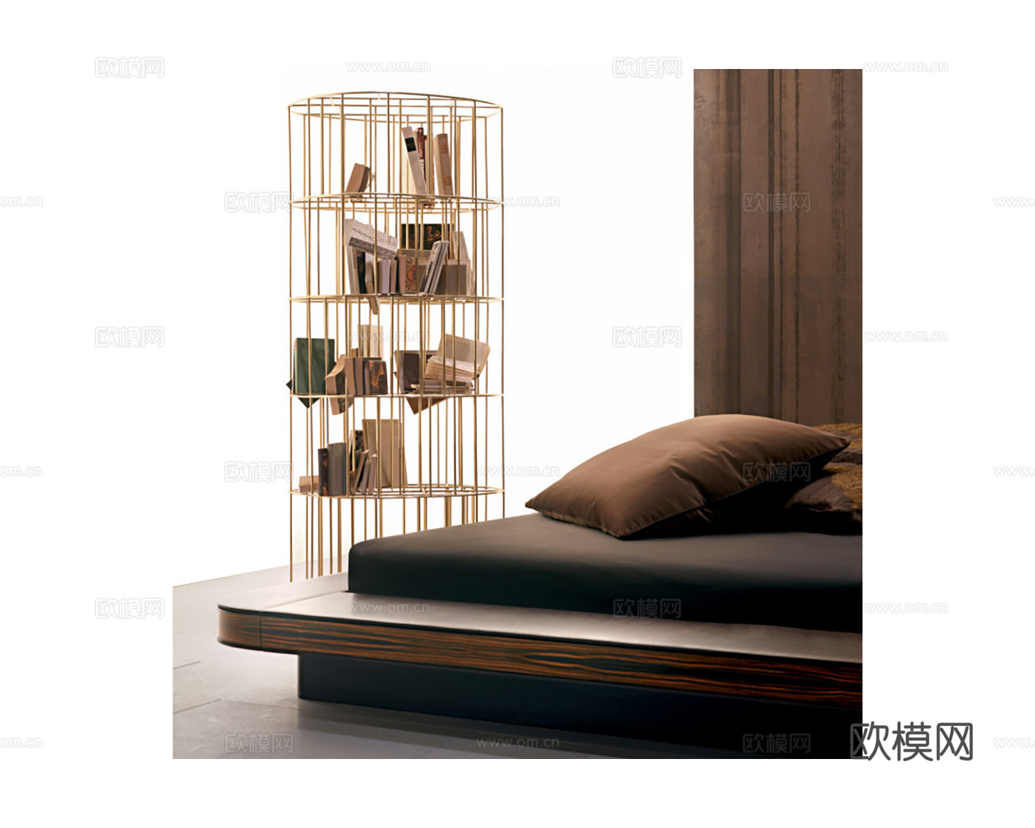 Ceccotti Collezioni 意式书架3d模型下载（渲染图2）