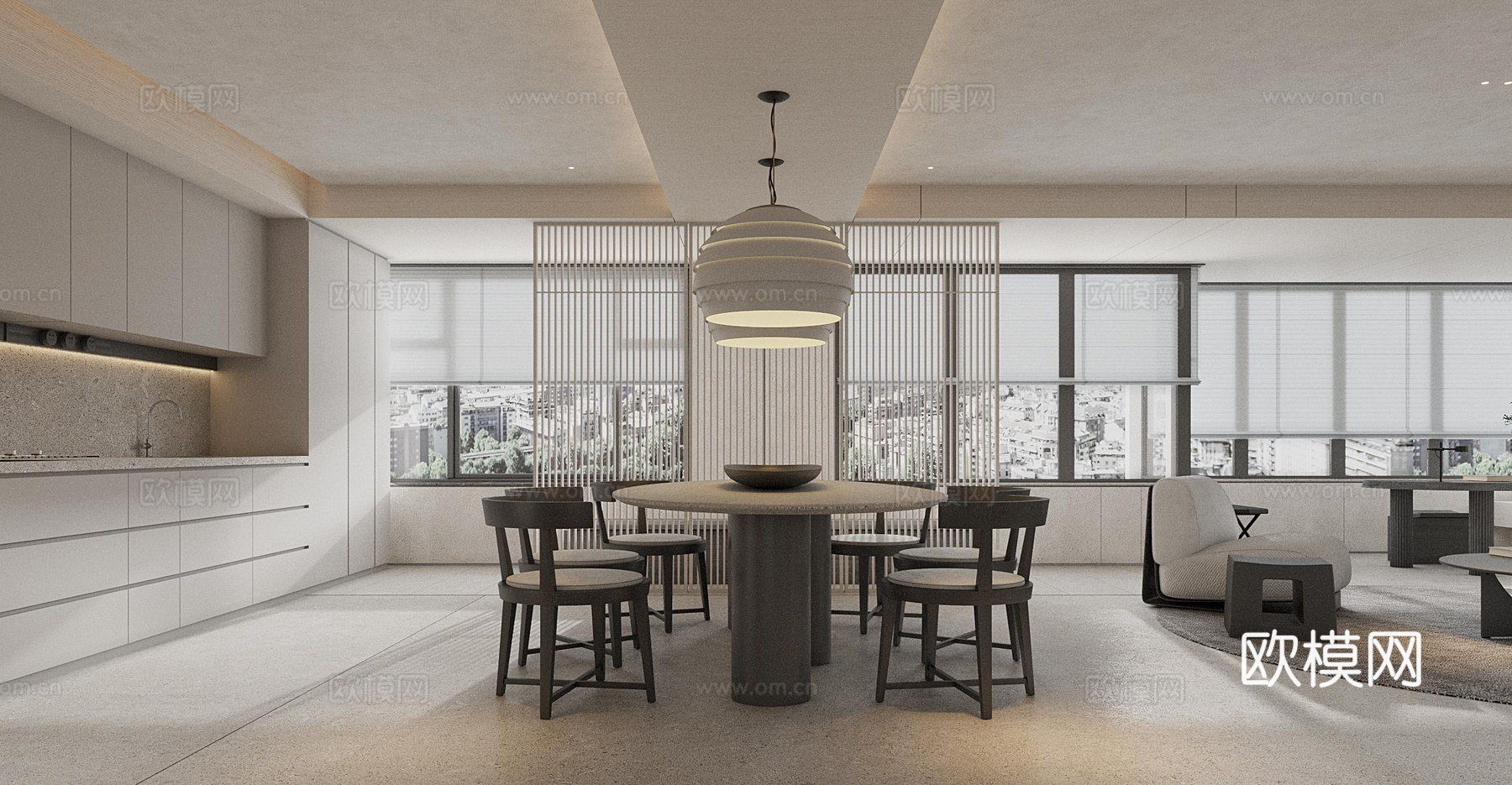 轻奢别墅 样板间 最新全套施工图 效果图合集cad施工图