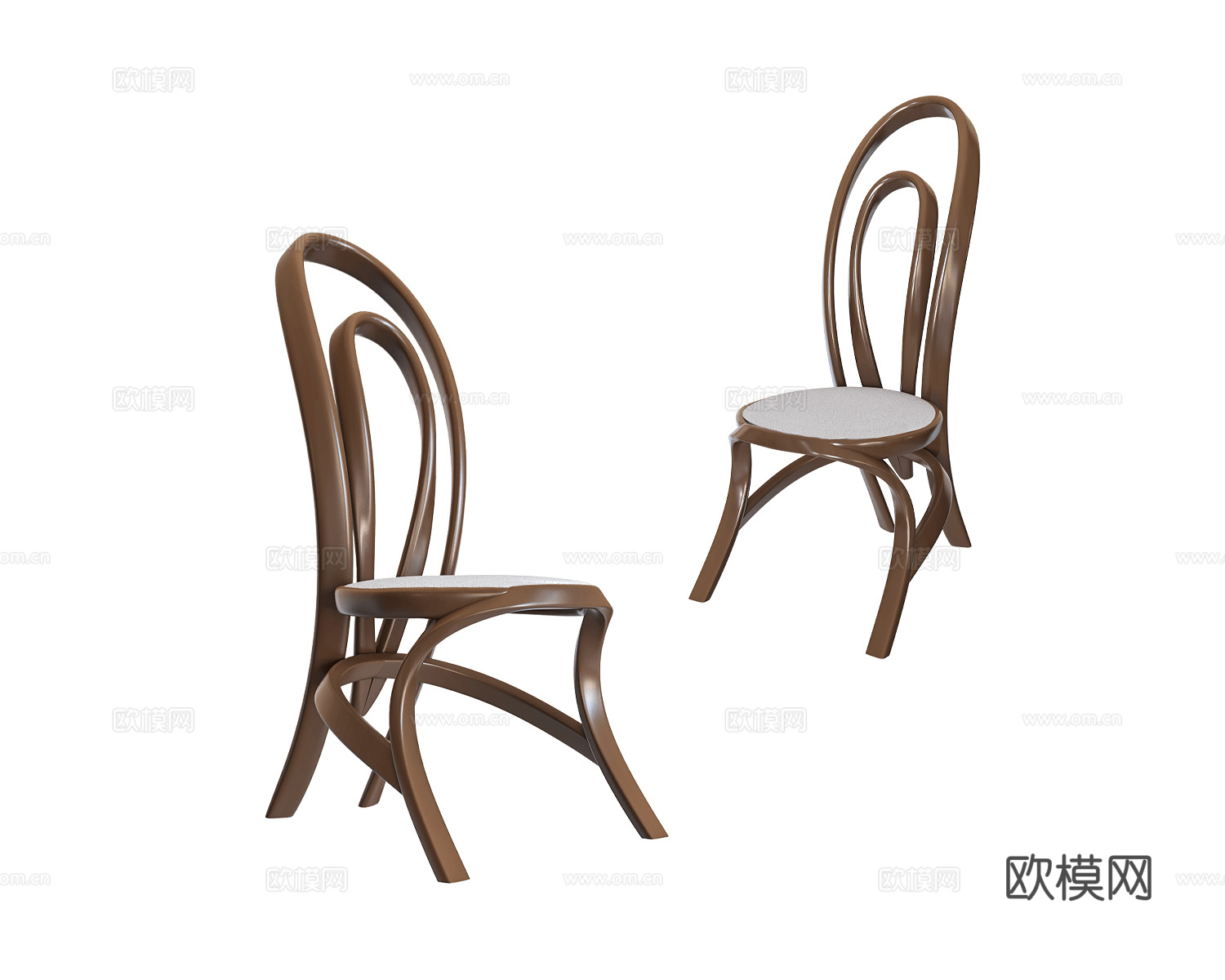 Actual design 意式餐椅3d模型下载