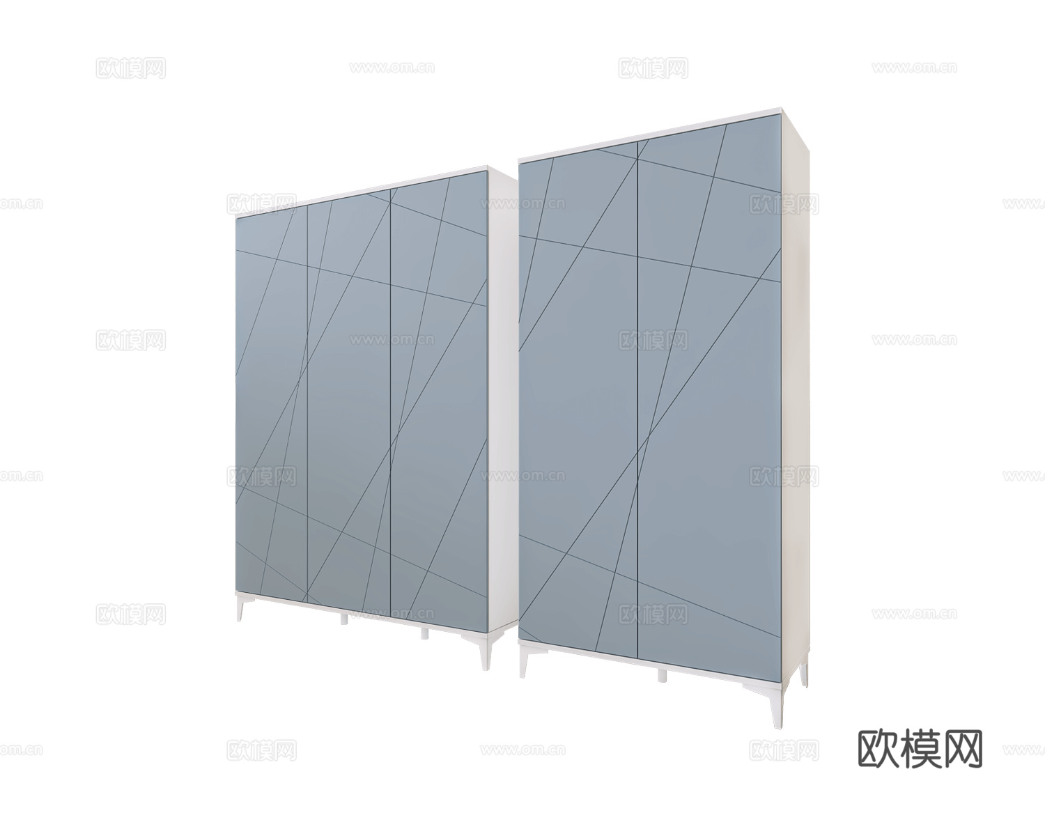 Mirlachev 衣柜 斗柜 梳妆台3d模型下载（渲染图1）