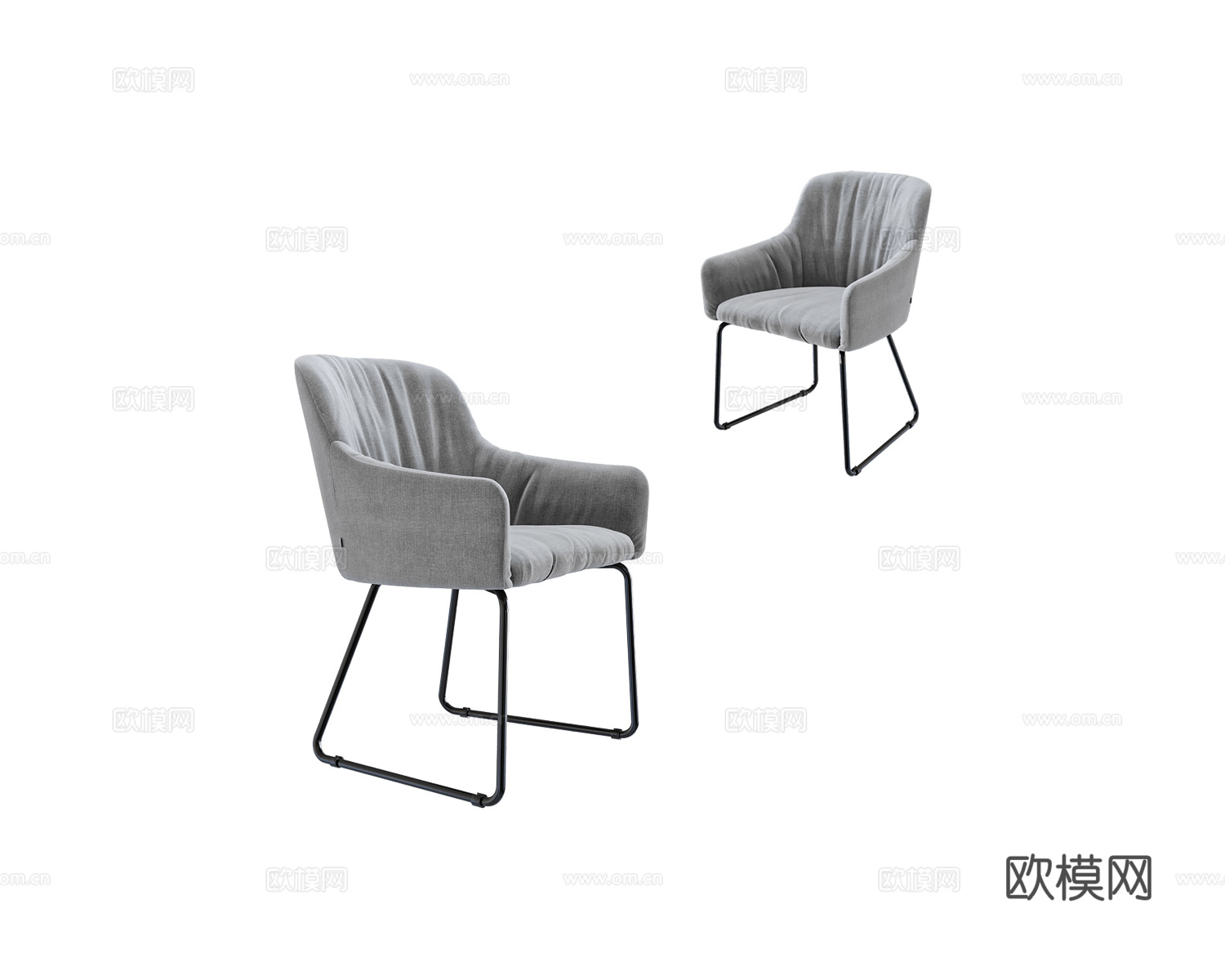 Artu 餐椅 书椅3d模型下载