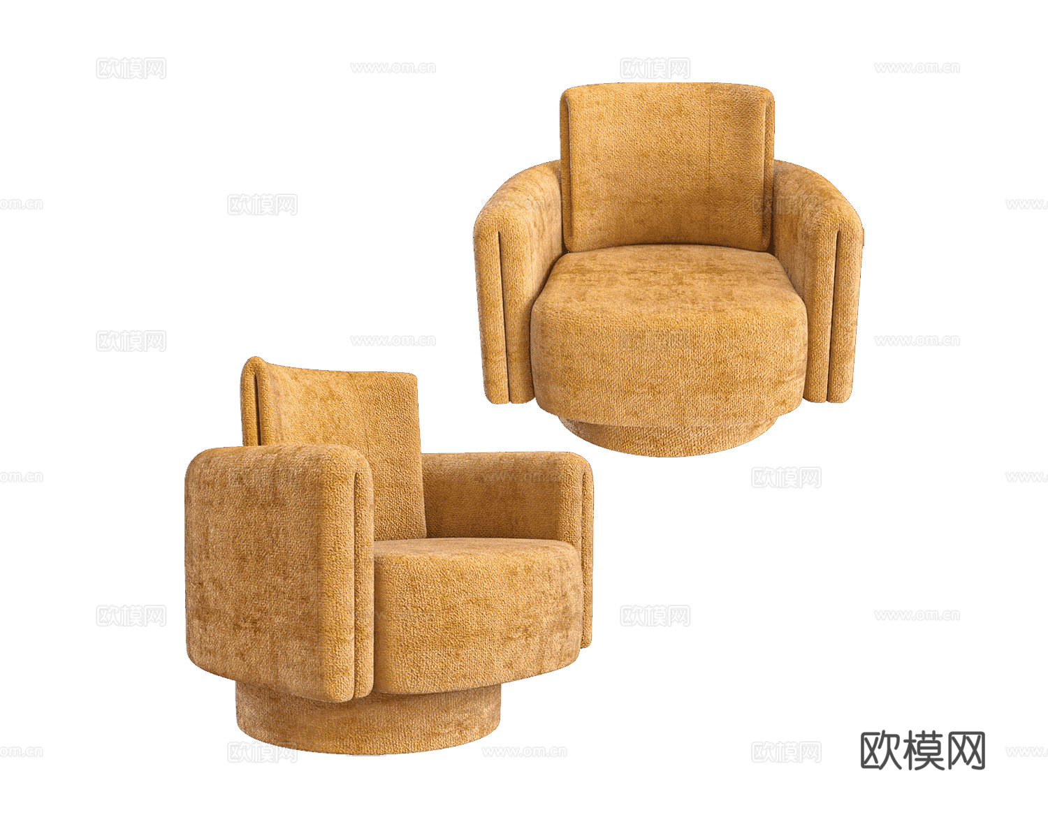 Bizzarto 单人沙发3d模型下载（渲染图1）