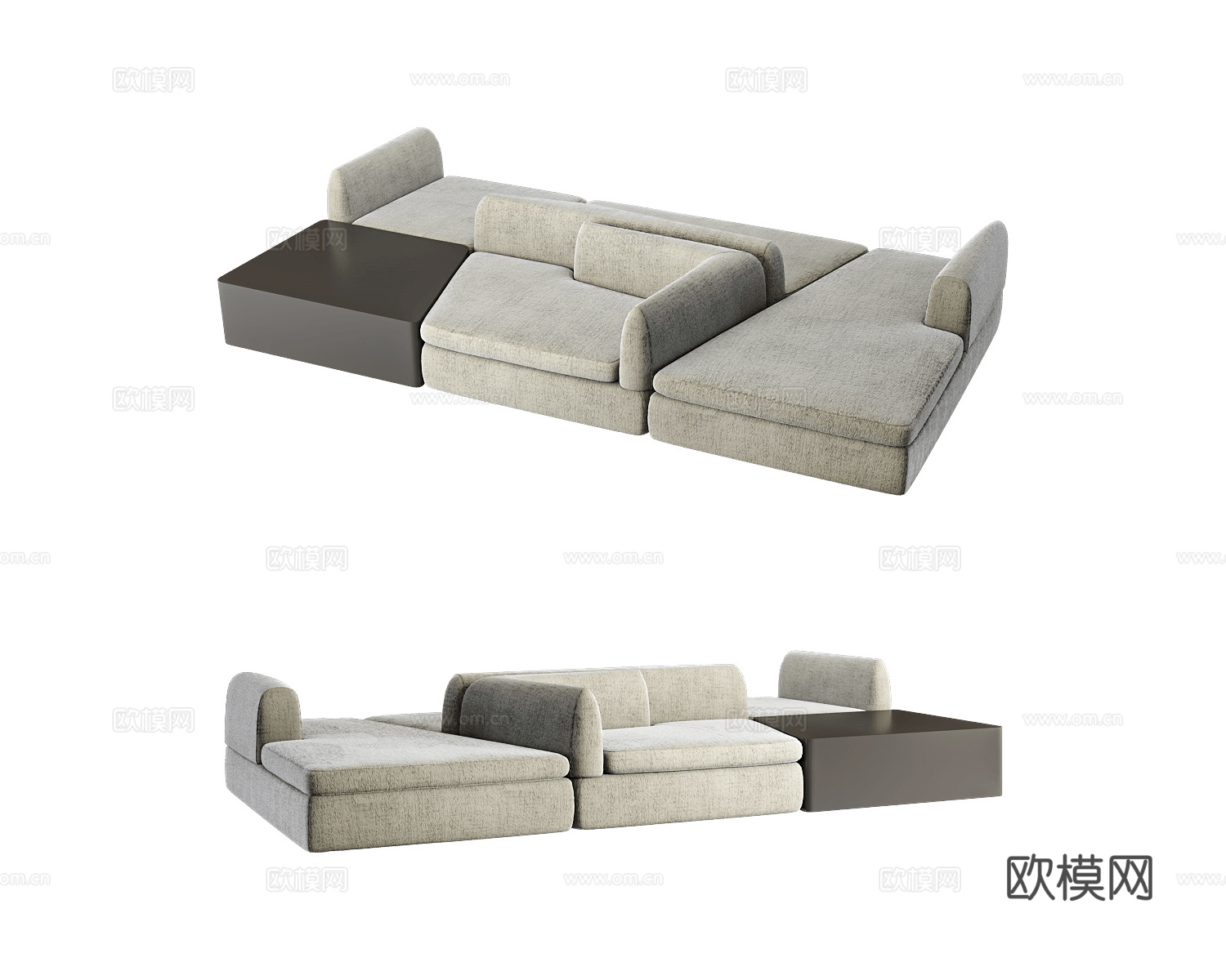 Bino home 拼接沙发 多人沙发3d模型下载