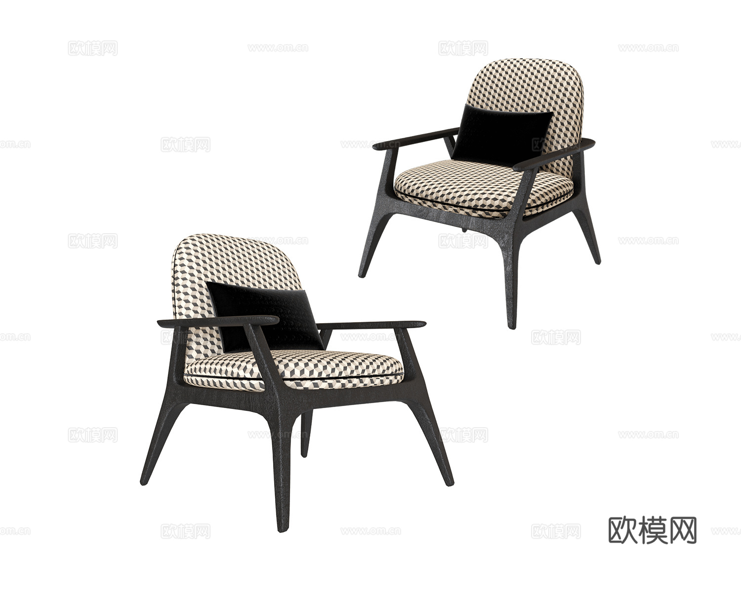 ZZOK 餐椅3d模型下载