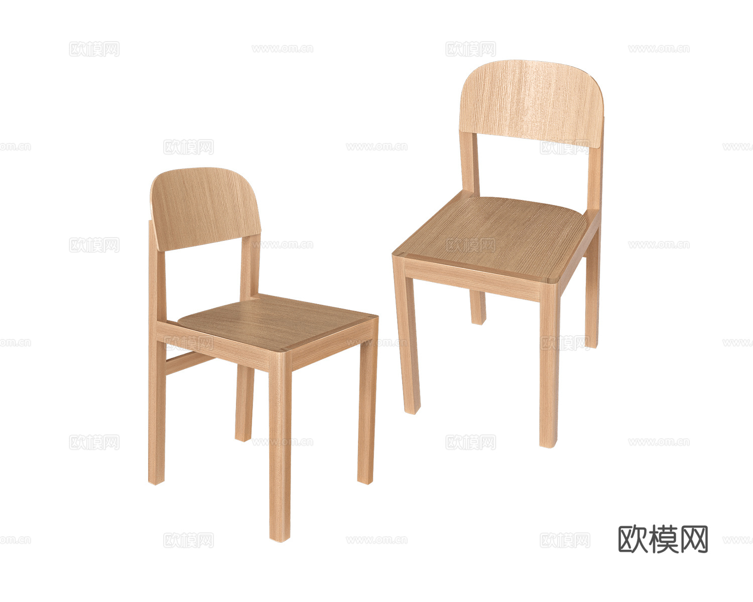 Muuto 餐椅3d模型下载