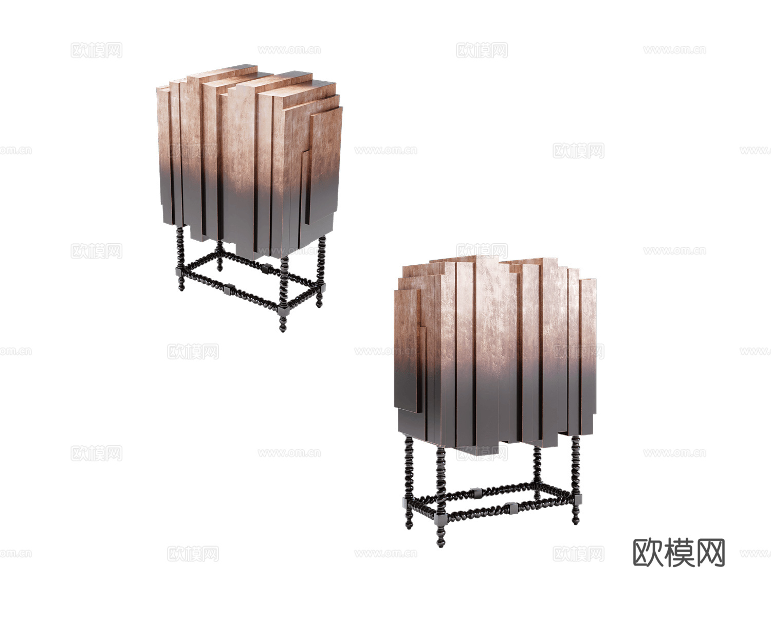 Boca do Lobo 边柜3d模型下载（渲染图1）