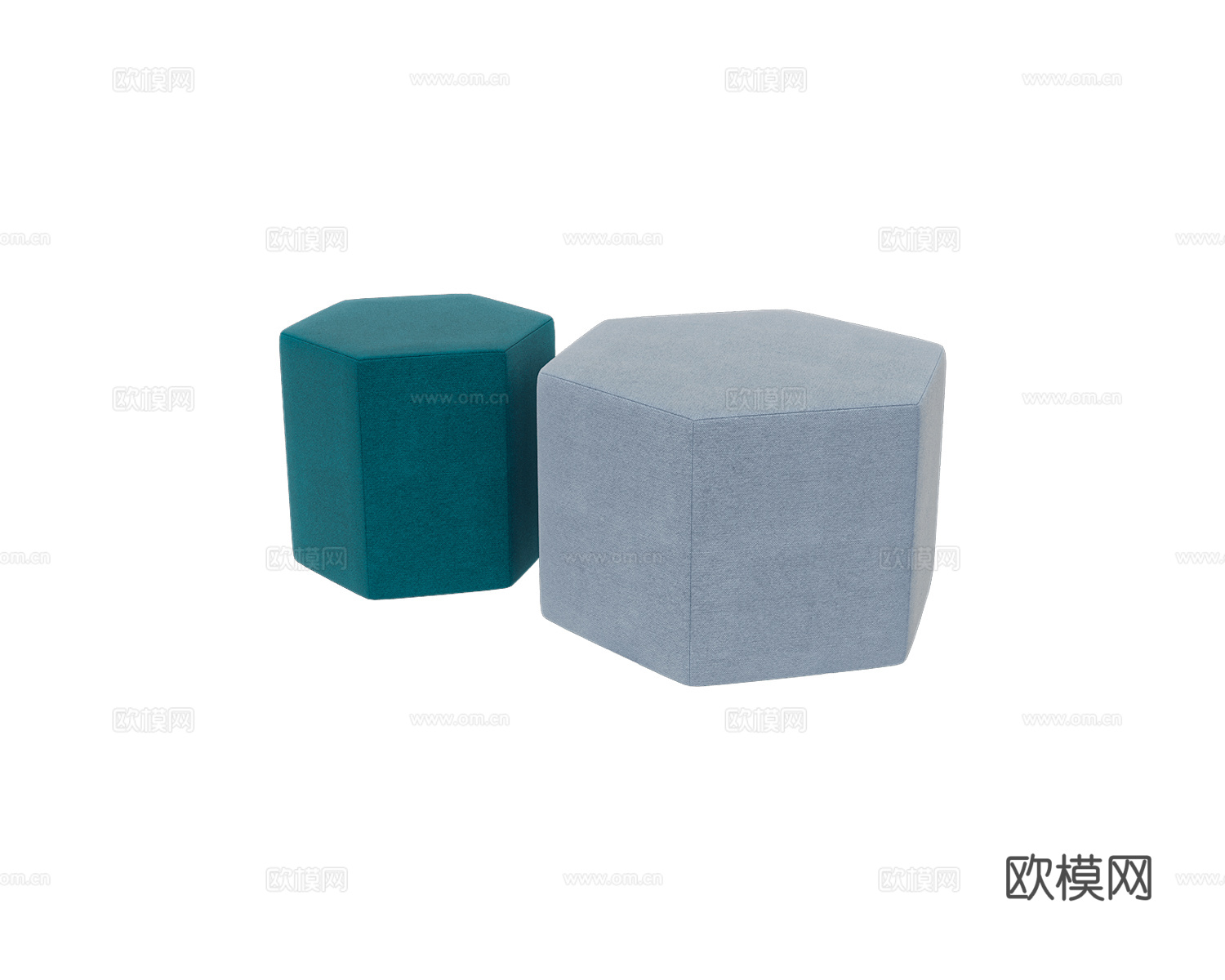 4Corners 沙发凳3d模型下载