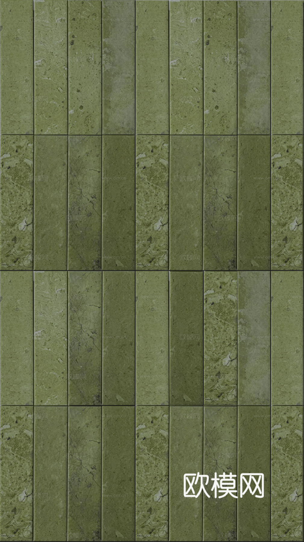 仿古砖_无缝复古绿色砖