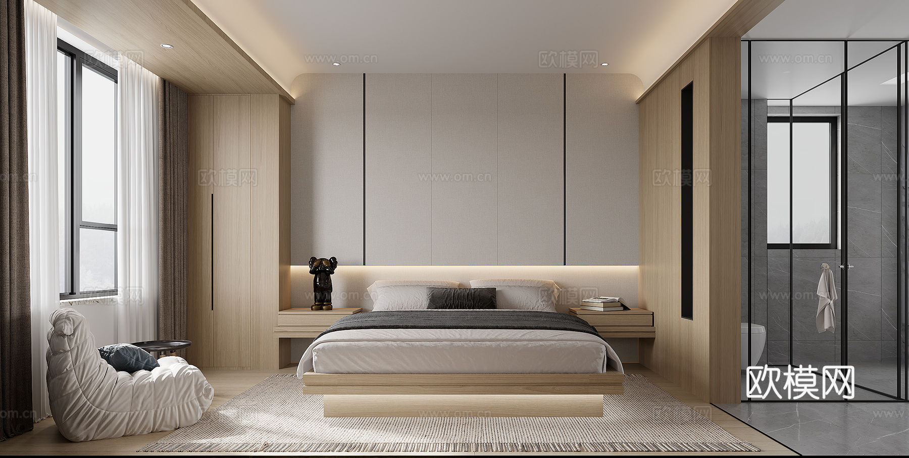 新中式大平层 样板间 最新全套施工图 效果图合集cad施工图