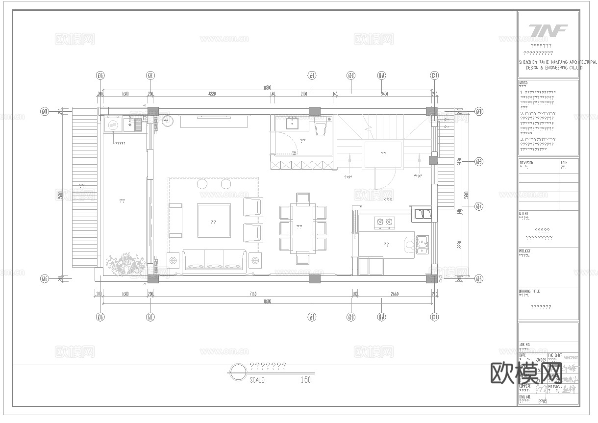 新中式大平层 样板间 最新全套施工图 效果图合集cad施工图
