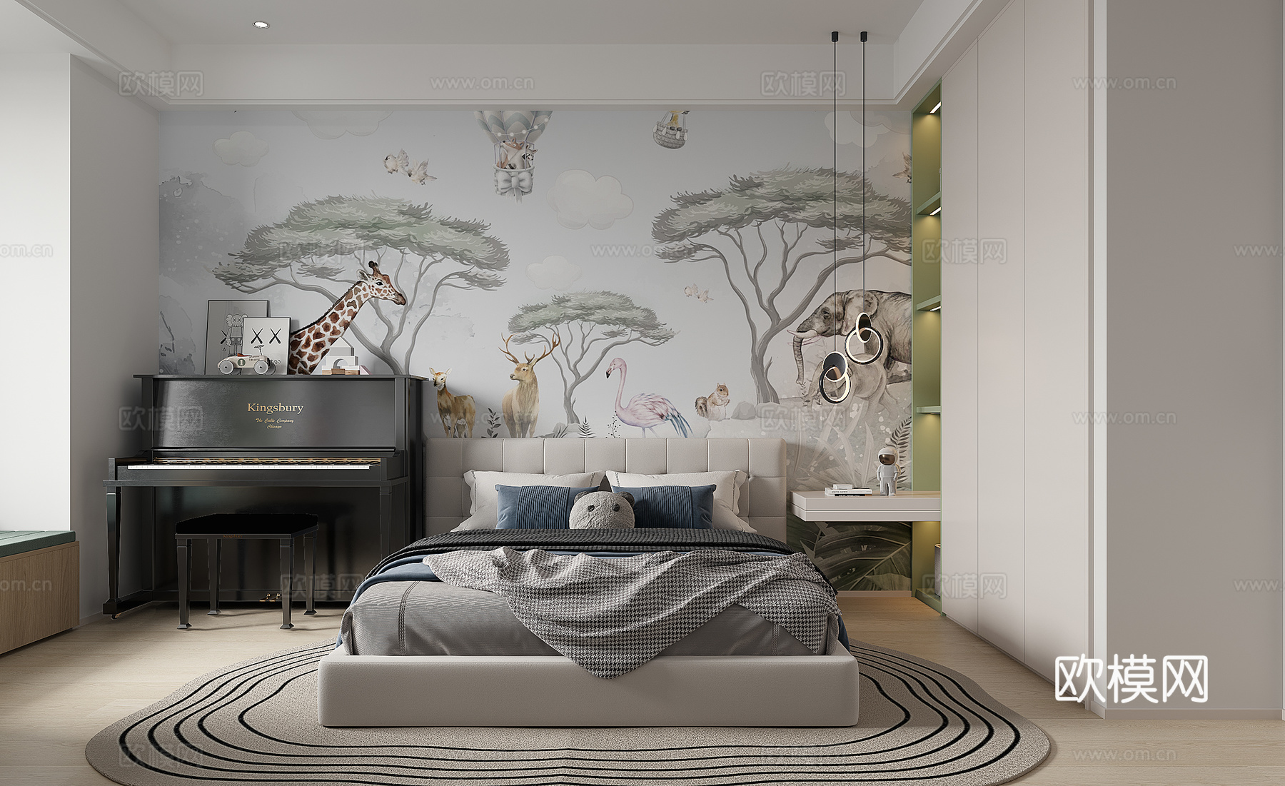 新中式大平层 样板间 最新全套施工图 效果图合集cad施工图