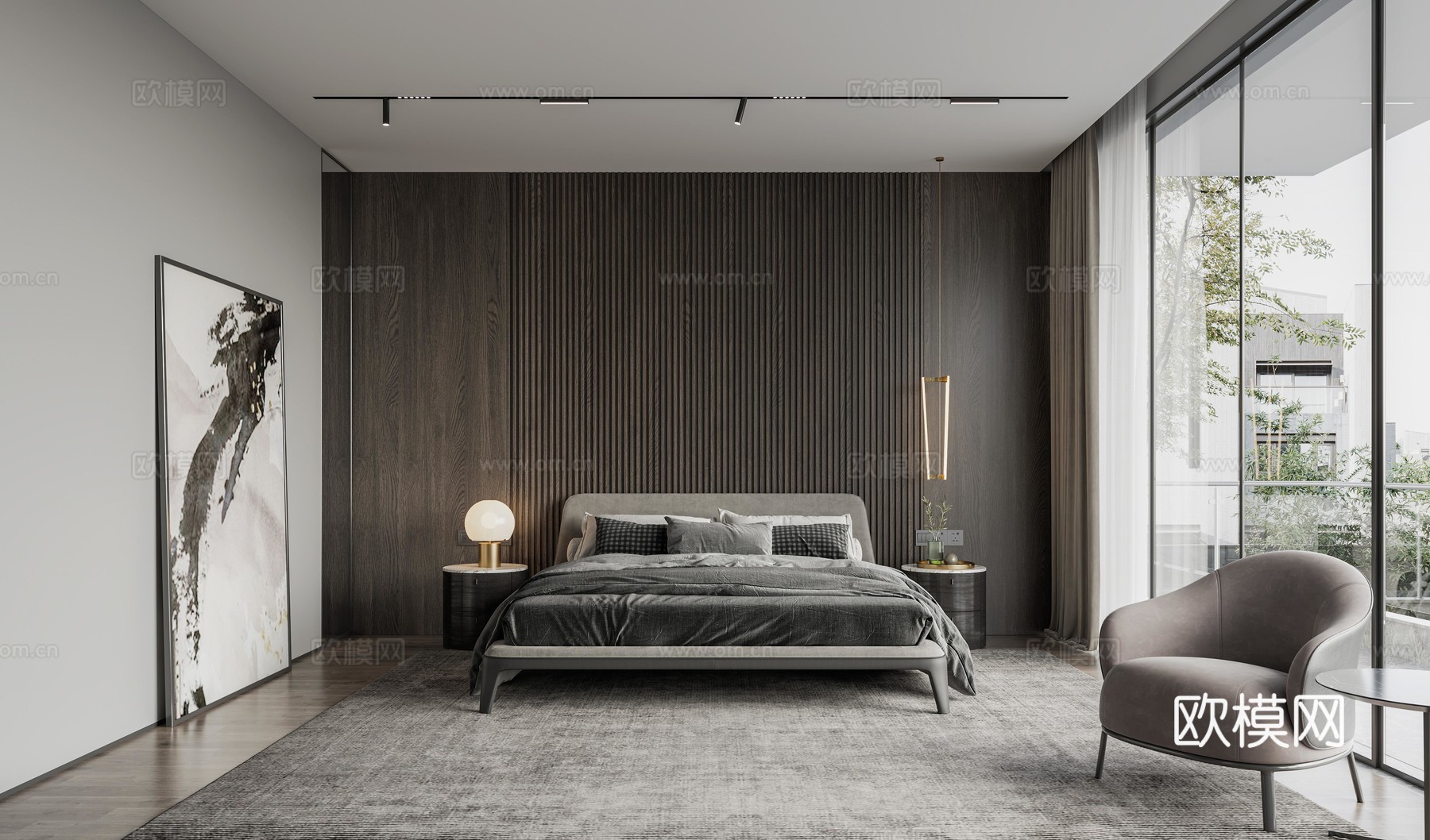 轻奢别墅 样板间 最新全套施工图 效果图合集cad施工图