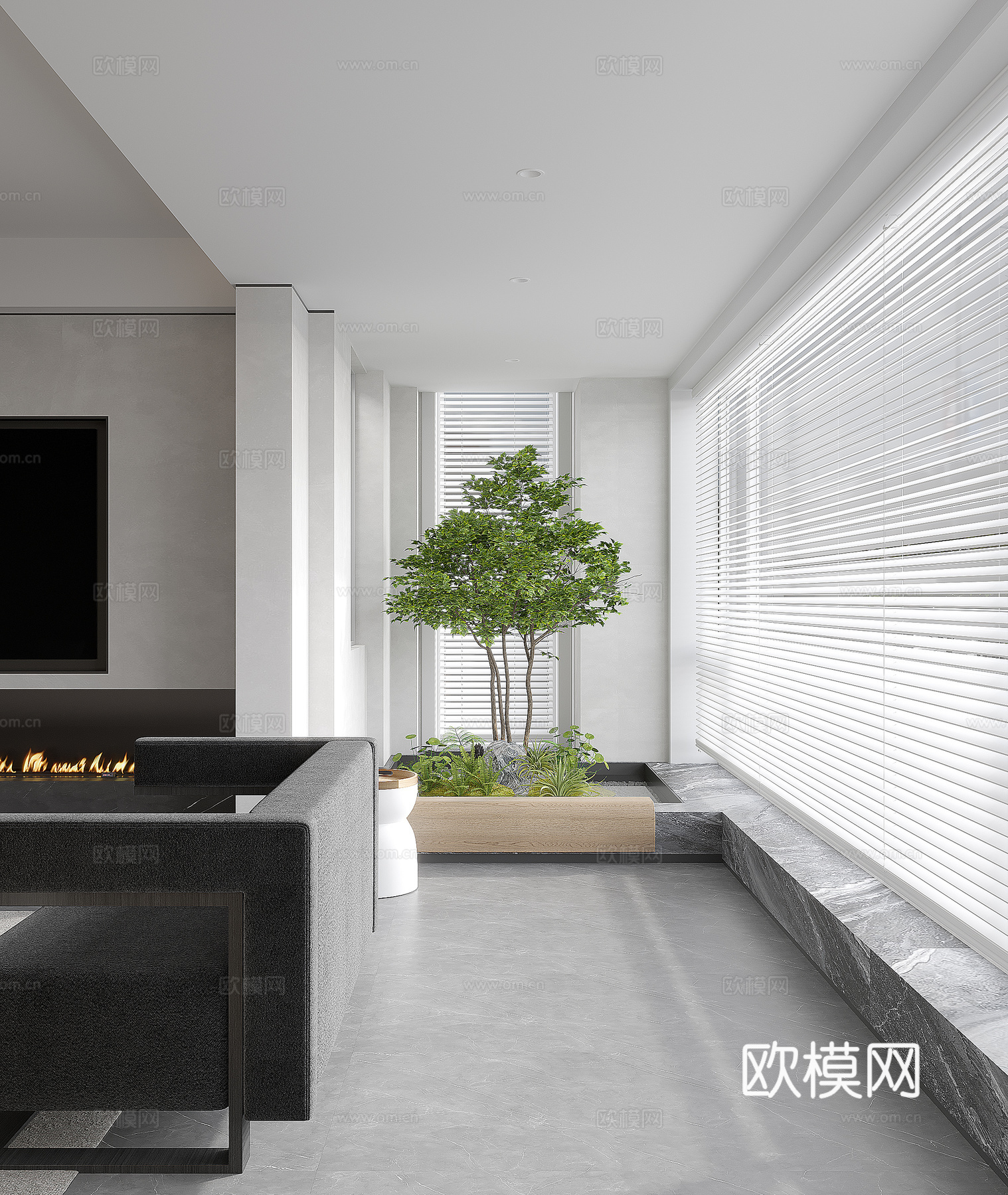 新中式大平层 样板间 最新全套施工图 效果图合集cad施工图