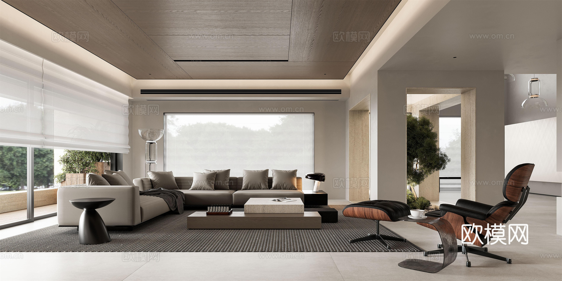 挑空别墅 样板间 最新全套施工图 效果图合集cad施工图