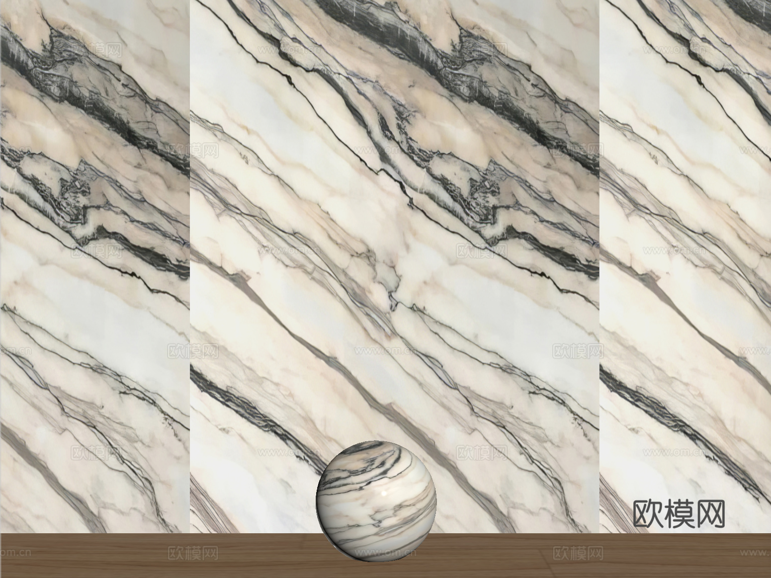 现代石材 大理石 奢石 岩板 护墙板 背景墙su模型