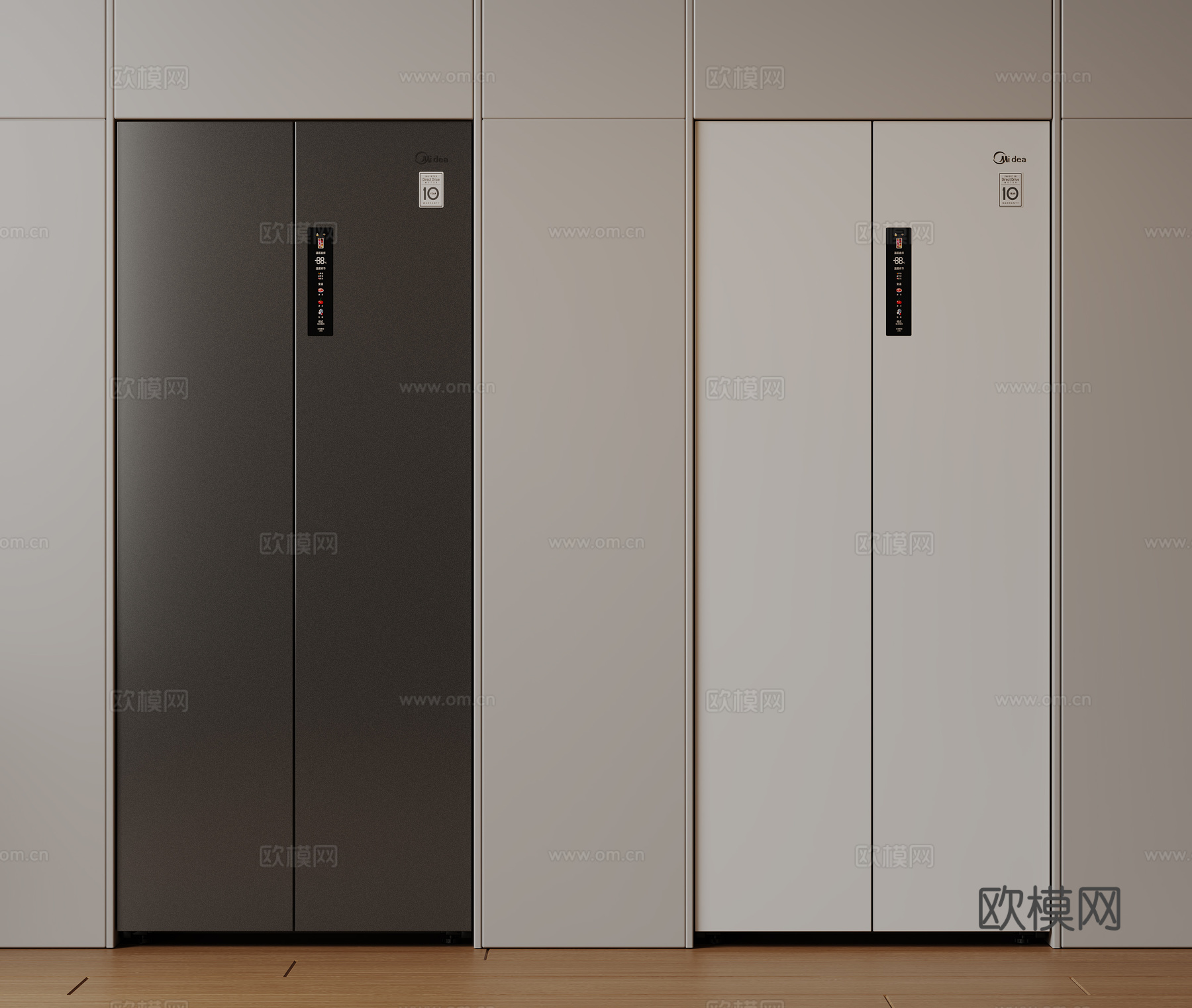 现代极简洗手台 中古浴室柜 台盆柜 装饰品摆件 镜子 卫生间su模型