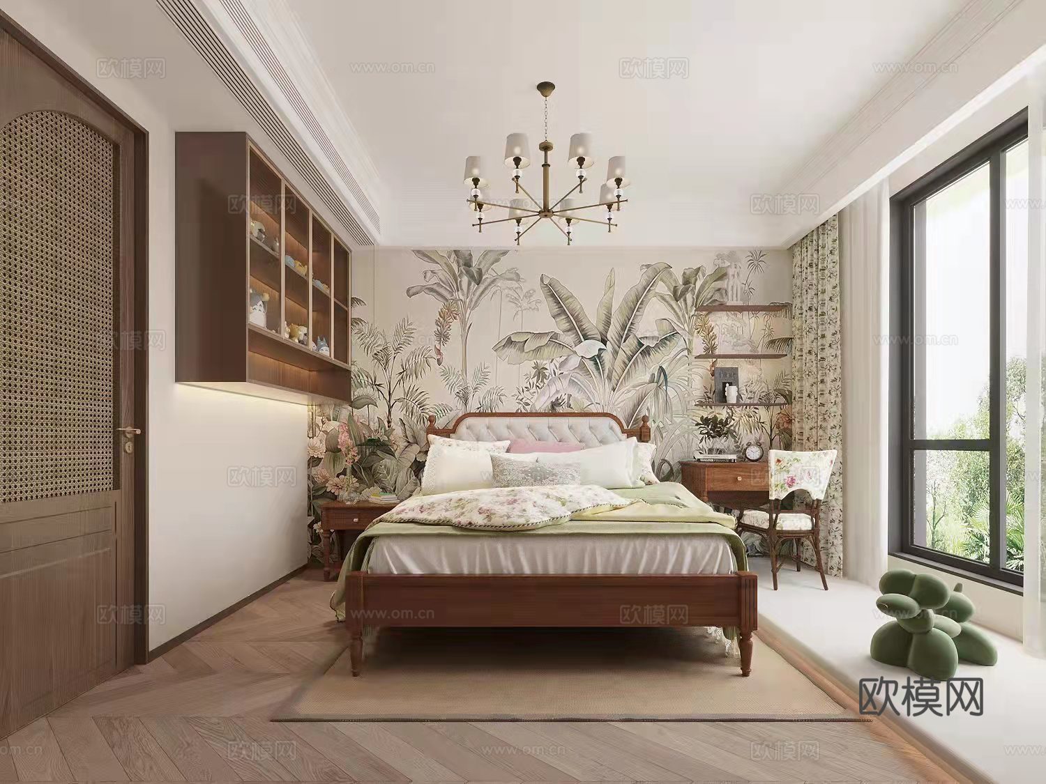 轻奢别墅 样板间 最新全套施工图 效果图合集cad施工图