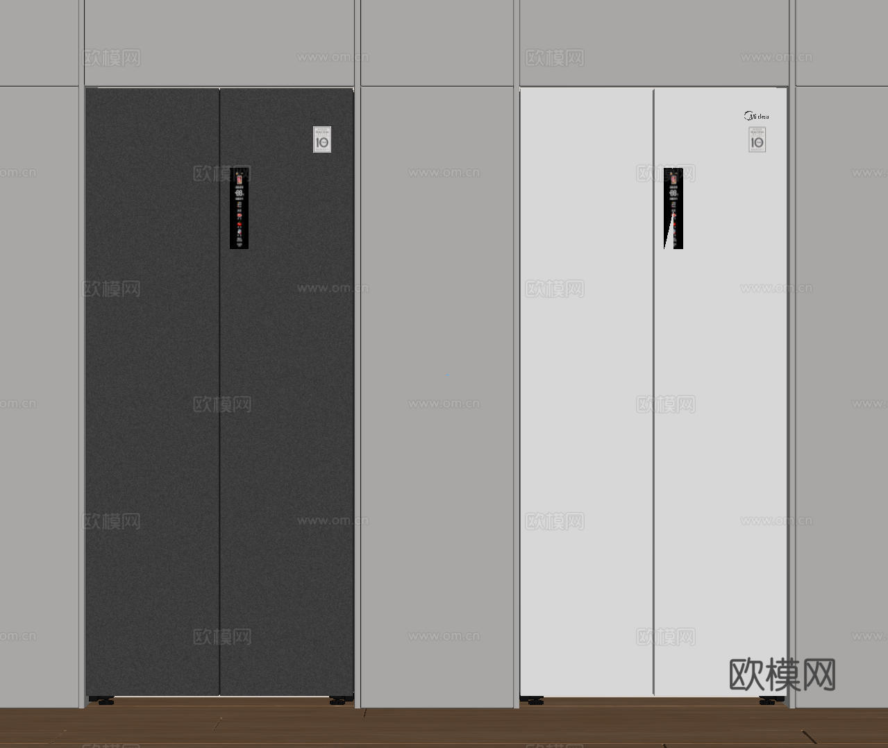 现代极简洗手台 中古浴室柜 台盆柜 装饰品摆件 镜子 卫生间su模型