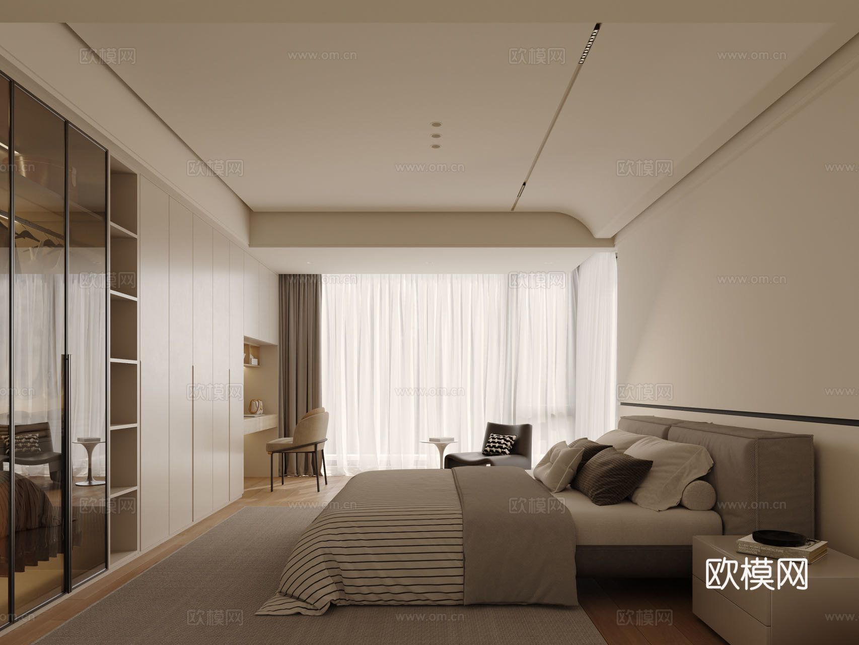 挑空别墅 样板间 最新全套施工图 效果图合集cad施工图