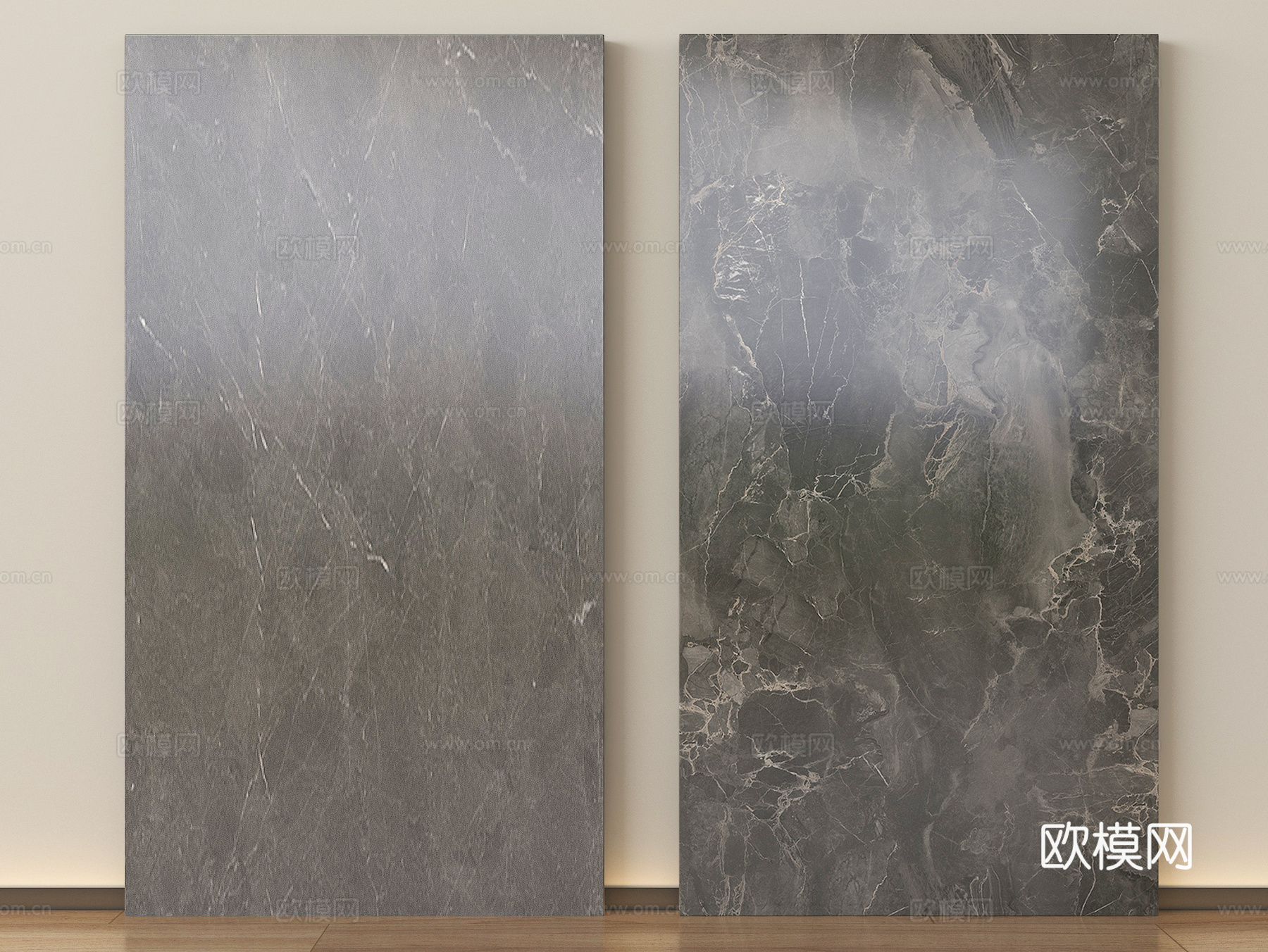 现代大理石 大理石护墙板 石材 墙饰板su模型