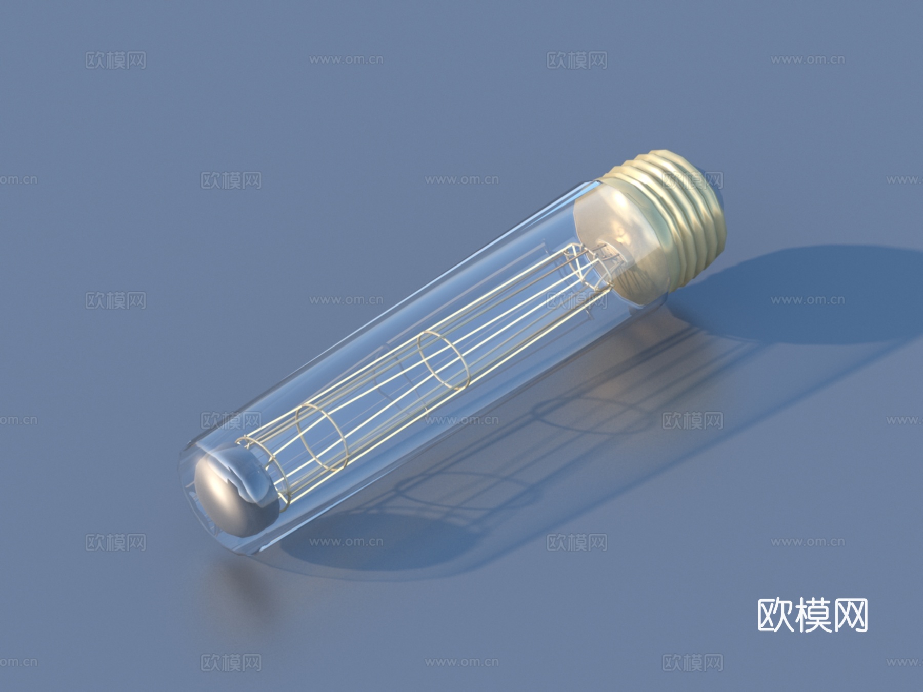 灯泡 钨丝灯泡 灯具3d模型