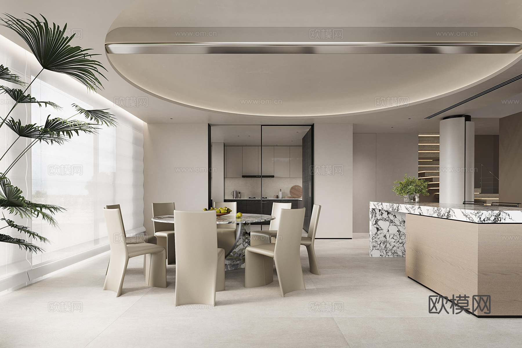 挑空别墅 样板间 最新全套施工图 效果图合集cad施工图