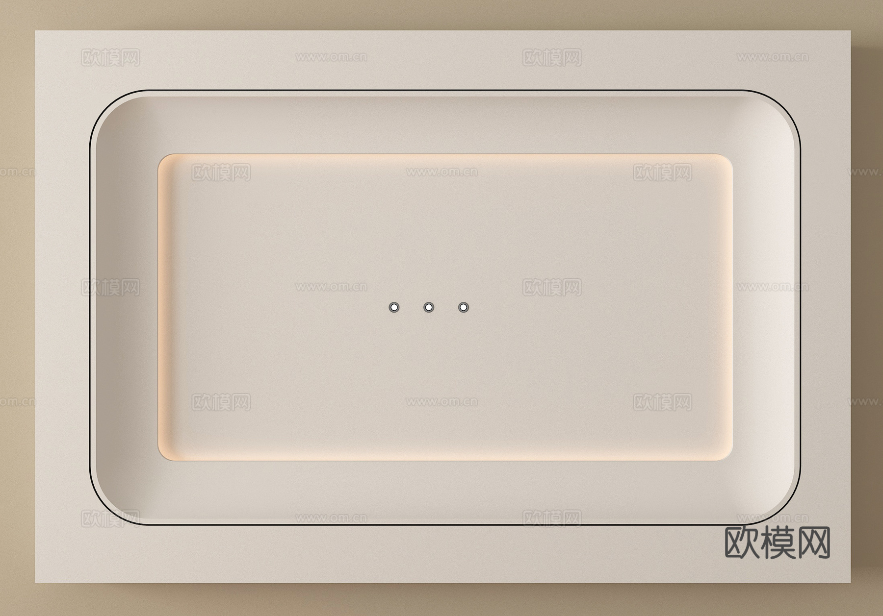 现代天花吊顶 装饰吊顶su模型