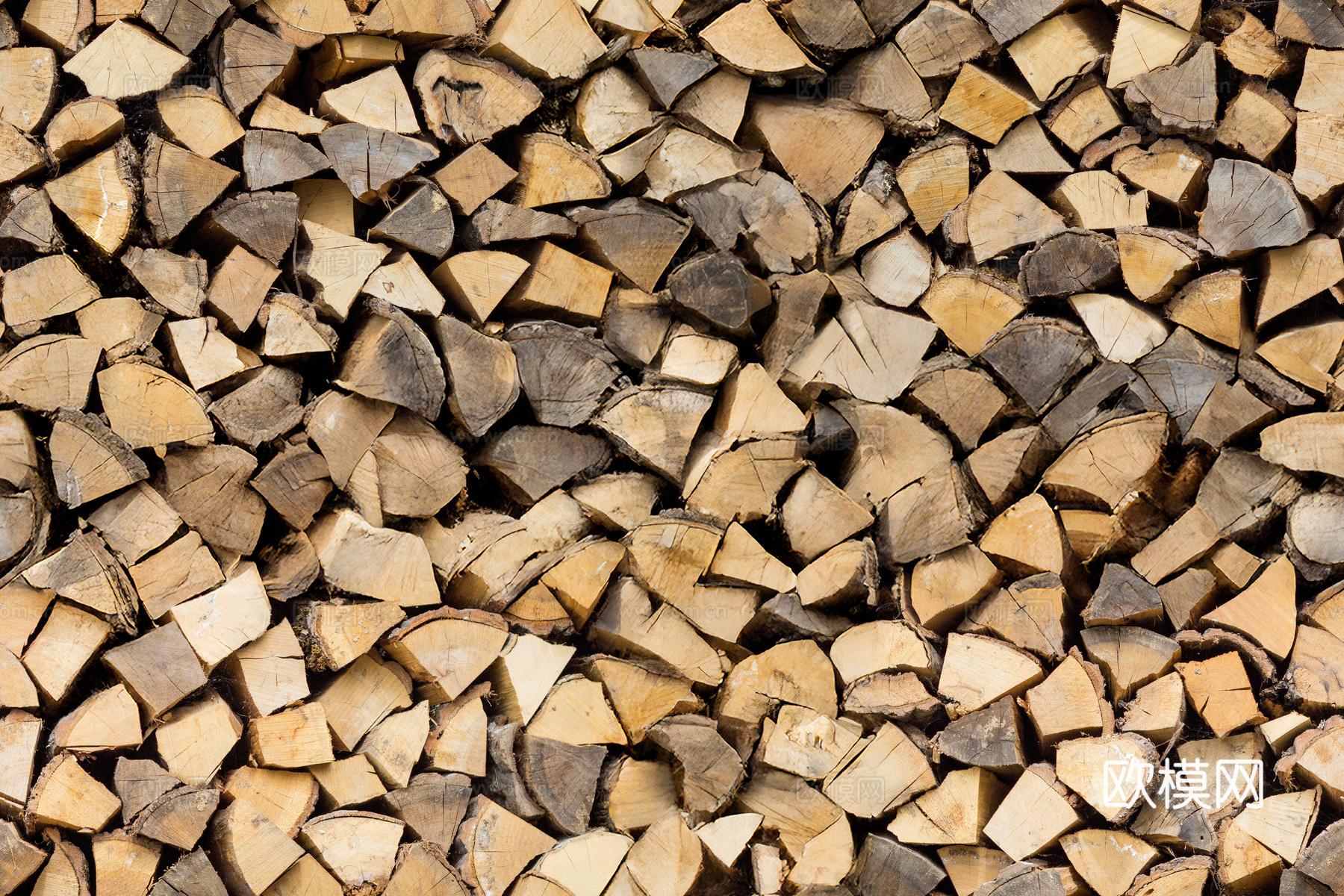 现代其他木头_无缝柴火堆横截面贴图