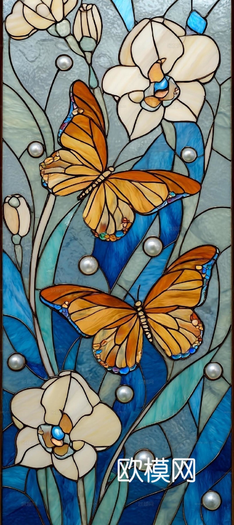 现代其他花纹玻璃_艺术玻璃_彩绘玻璃_花纹玻