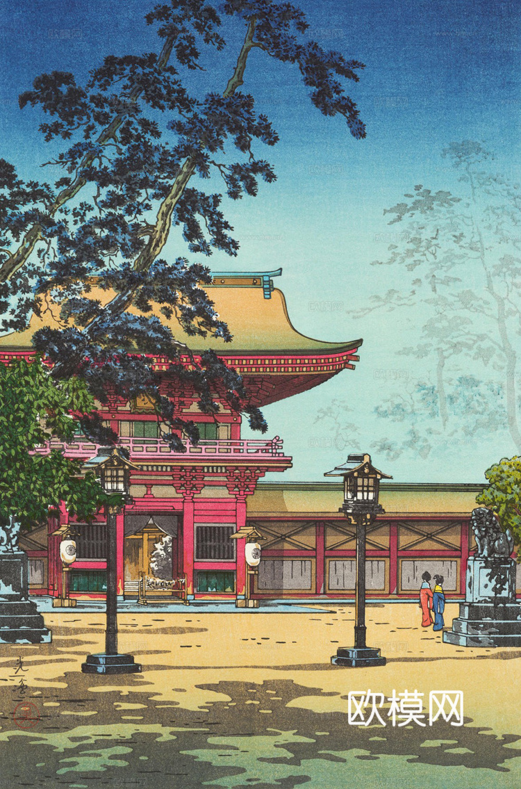 日本浮世绘风景画12