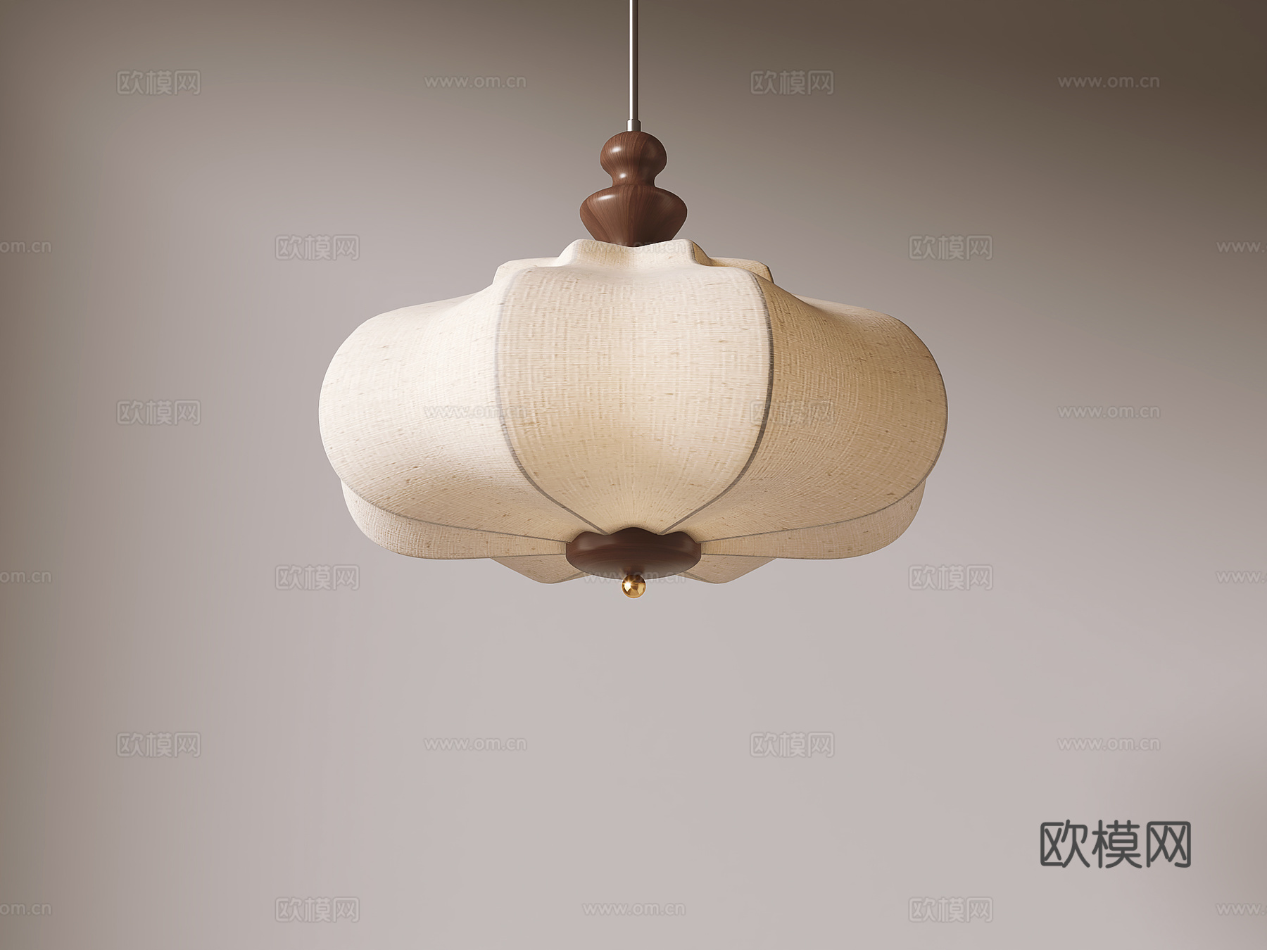 中古风吊灯su模型