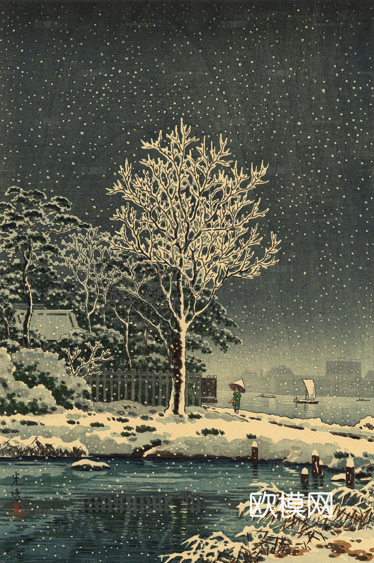 日本浮世绘风景画9