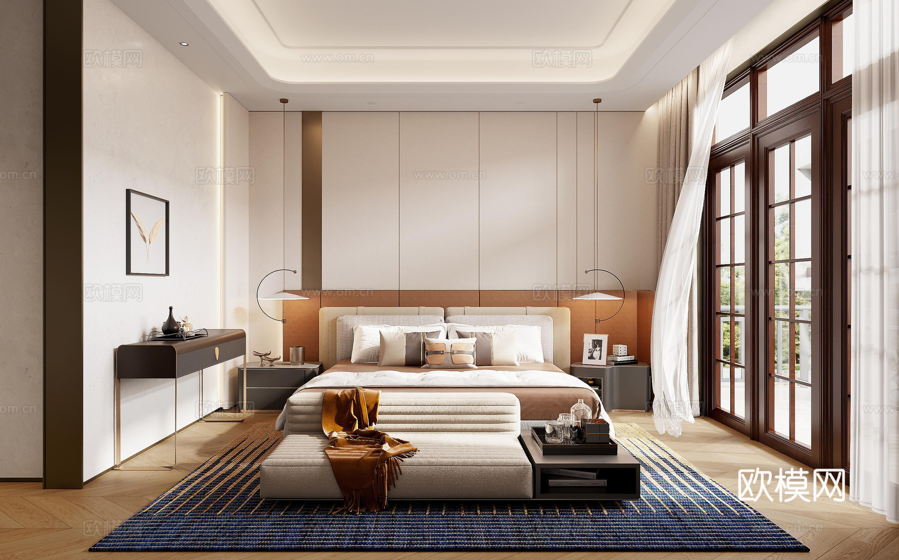 轻奢挑空别墅 样板间 最新全套施工图 效果图合集cad施工图