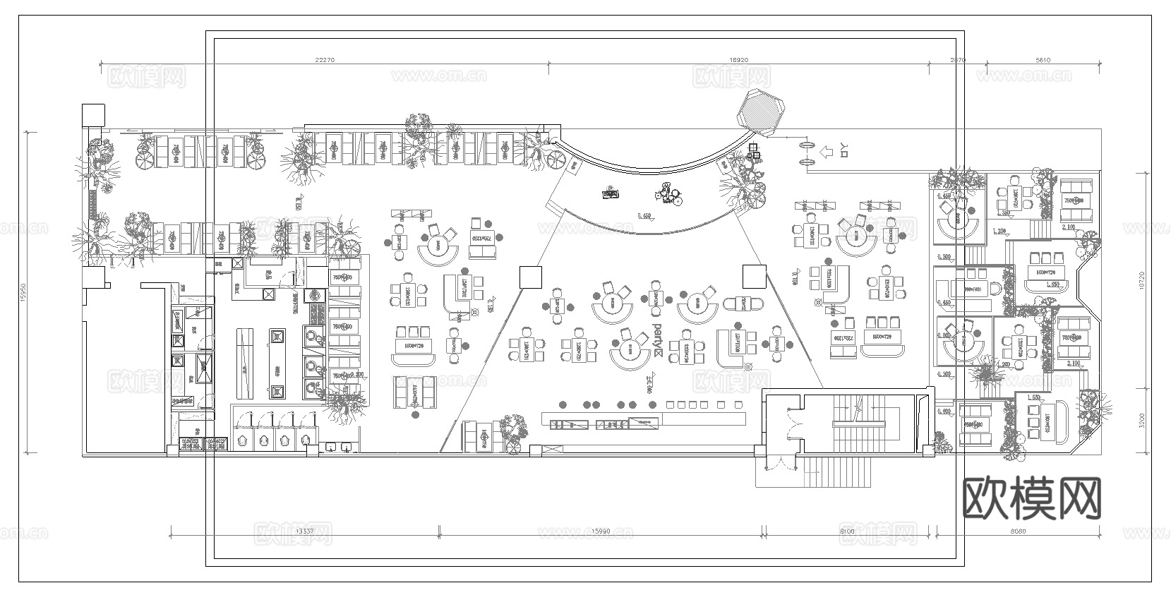 800平音乐酒吧 最新平面施工图合集cad施工图