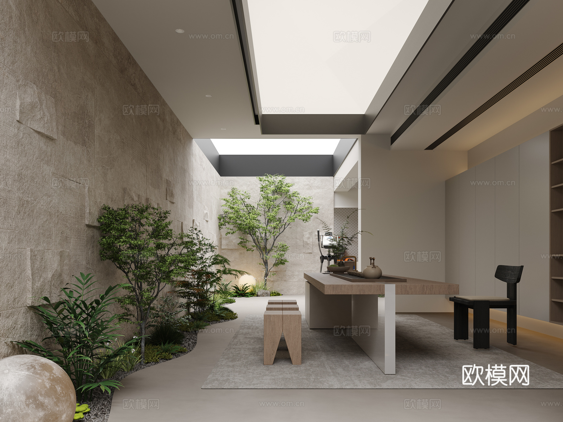 挑空别墅 样板间 最新全套施工图 效果图合集cad施工图