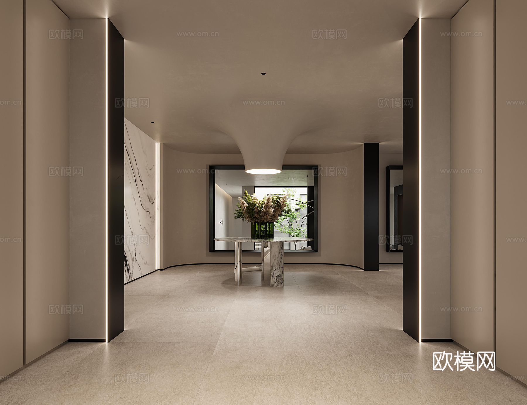 挑空别墅 样板间 最新全套施工图 效果图合集cad施工图