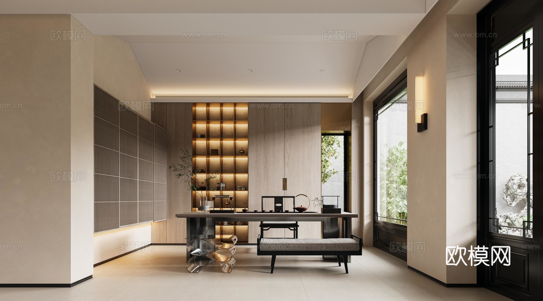 轻奢别墅 样板间 最新全套施工图 效果图合集cad施工图