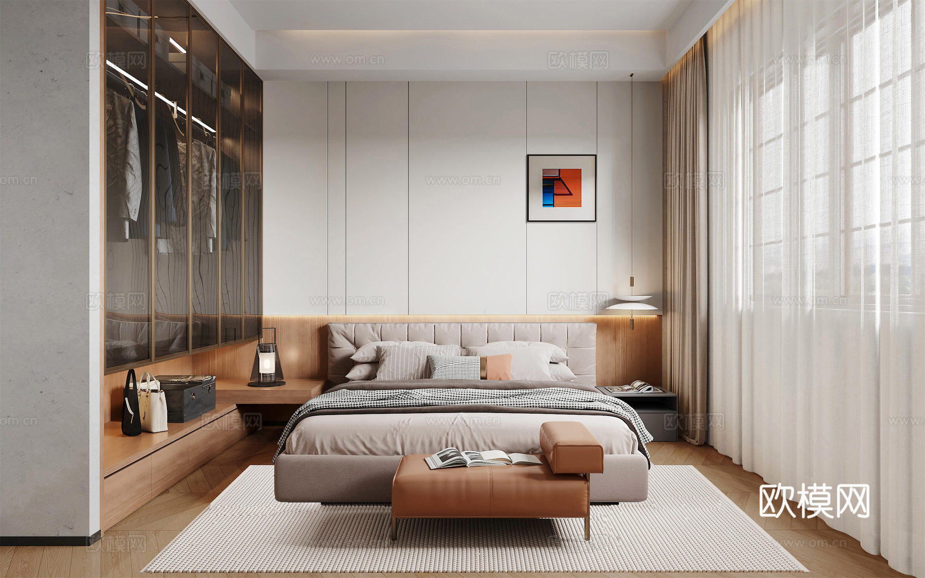 轻奢挑空别墅 样板间 最新全套施工图 效果图合集cad施工图