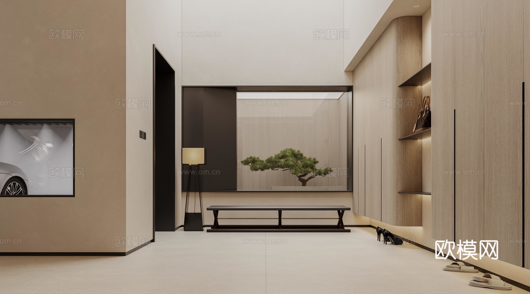 轻奢别墅 样板间 最新全套施工图 效果图合集cad施工图