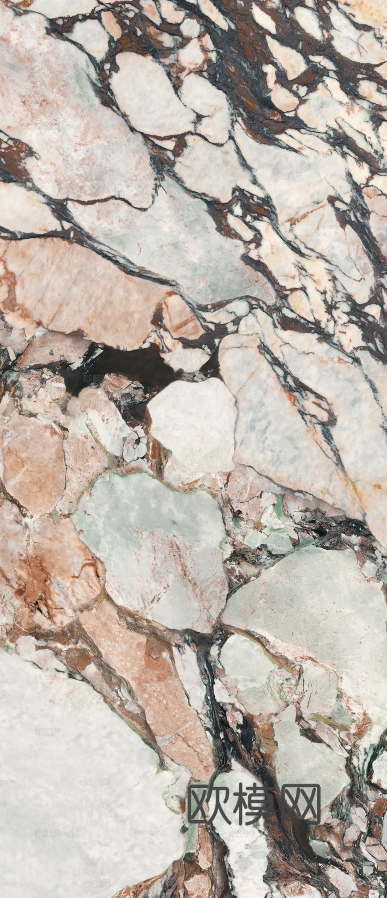 现代白色奢石_宝格丽_奢石_大理石_石材贴图