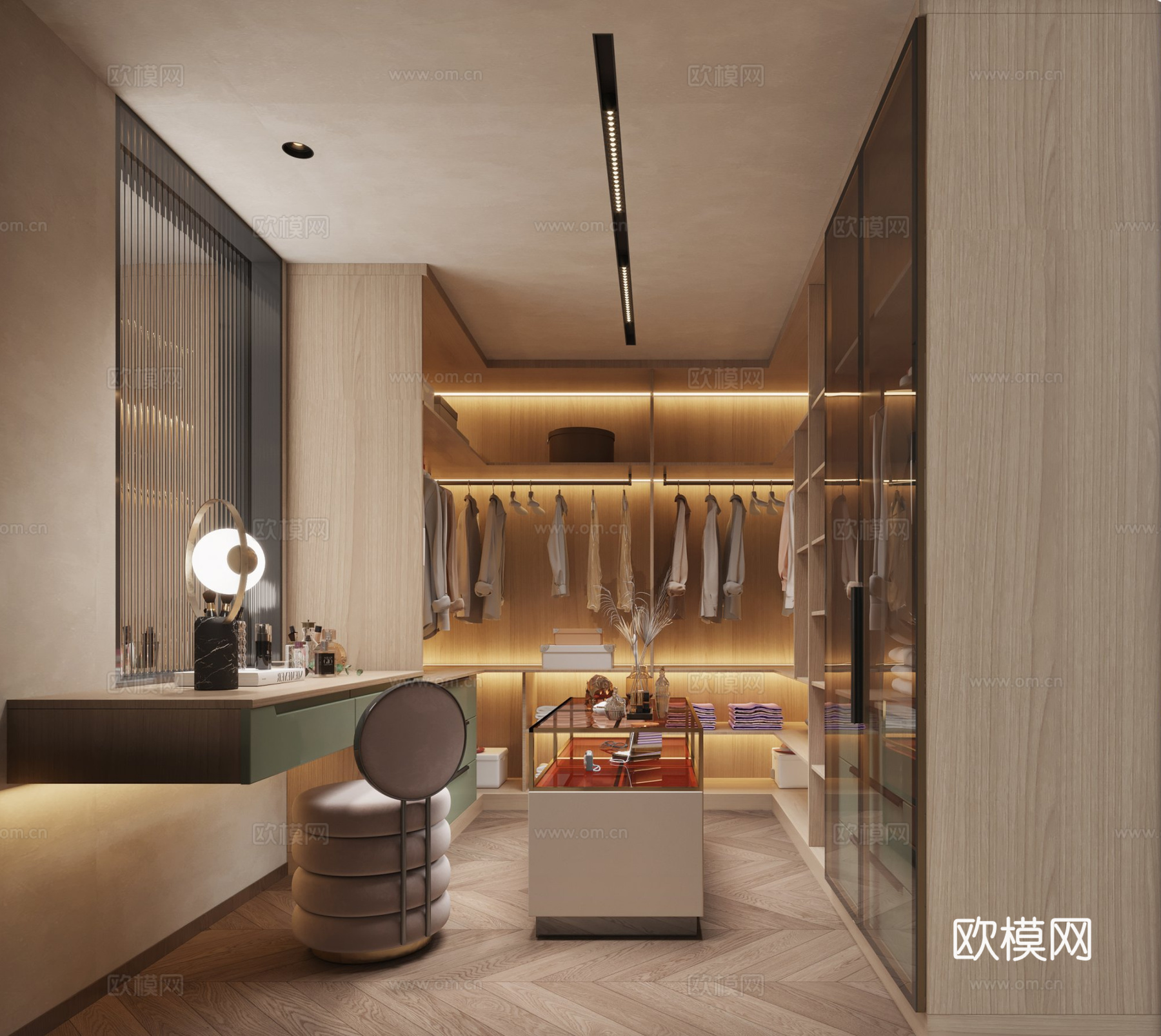 轻奢别墅 样板间 最新全套施工图 效果图合集cad施工图