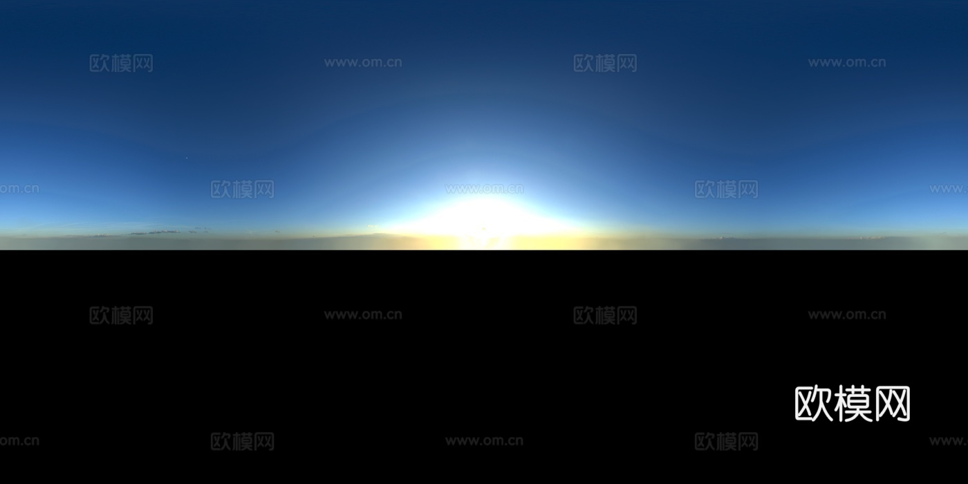 天空日出日落黎明黄昏蓝天白云HDR下载
