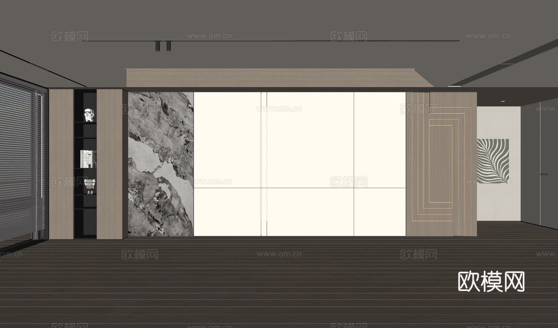 现代客厅 奶油客厅 沙发背景墙 客厅背景 奶油风背景墙su模型