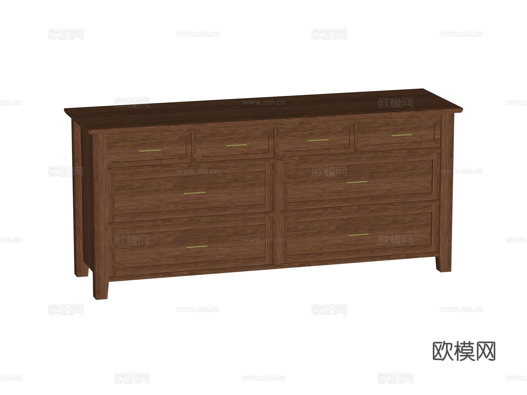 中古边柜装饰柜储物柜su模型