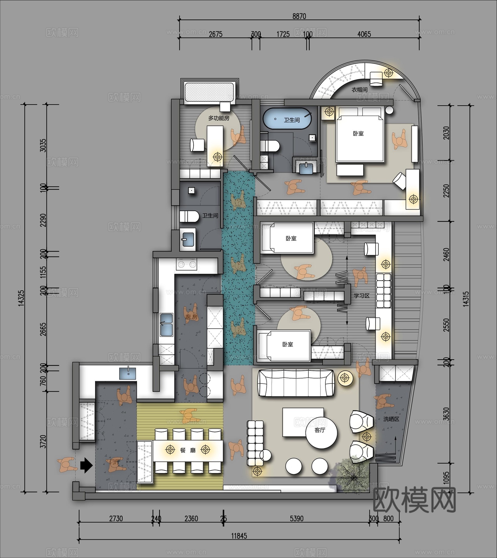 家装平面图cadcad施工图