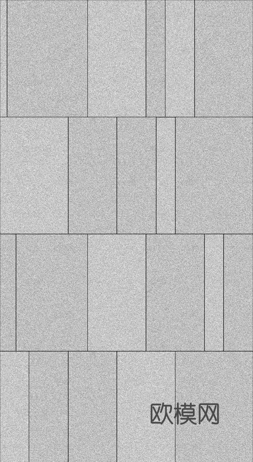 无缝工字铺芝麻灰_花岗岩广场砖