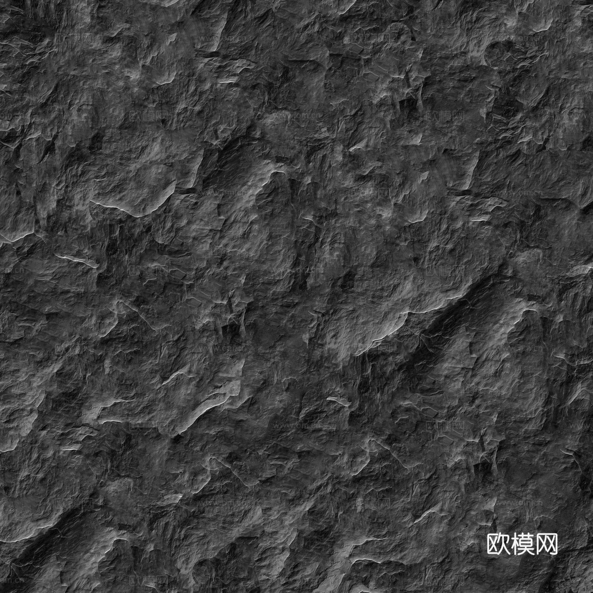 毛石火烧面岩石